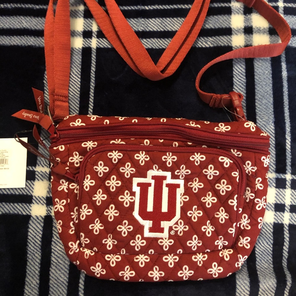 Vera Bradley Indiana University Mini Concerto bag